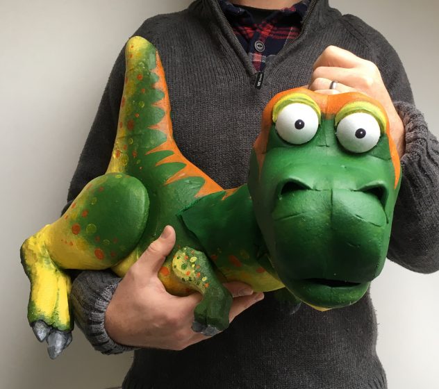 Dinosaur puppet