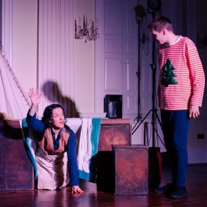 A young boy discovers a pirate in his bedroom!